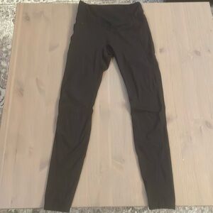 Black Legging with side pockets Size Small